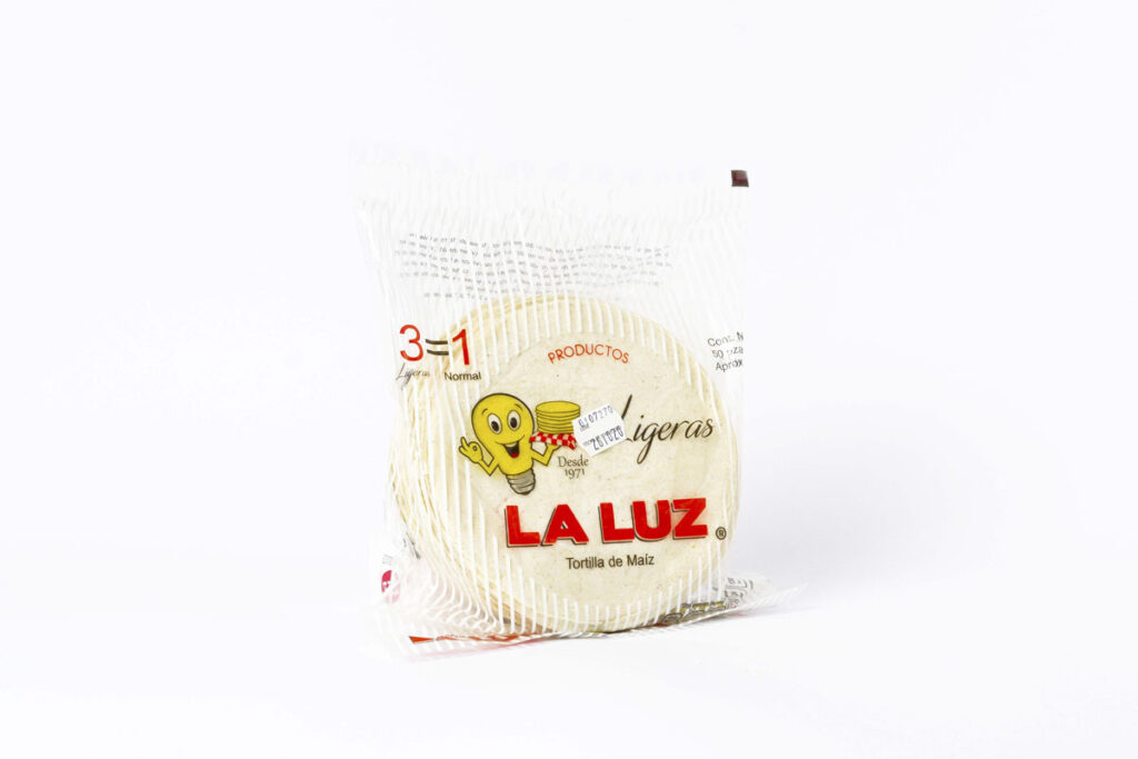 Tortilla Ligera Blanca La Luz (50 pz) Pedidos Versel